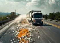 caminhão com fertilizantes