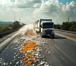 caminhão com fertilizantes