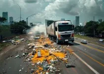 caminhão com fertilizantes