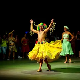 espetáculo de folclore