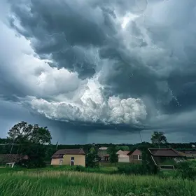 céu nublado em Hortolândia