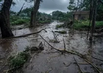 chuva provoca alagamentos e quedas de árvores