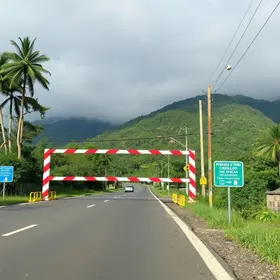 bloqueio acesso Jardim Rosolém rodovia SP-101