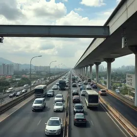 novo viaduto em Hortolândia