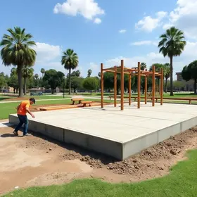 academia ao ar livre no Parque Santa Emília