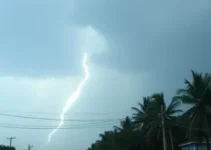 tempestade com granizo